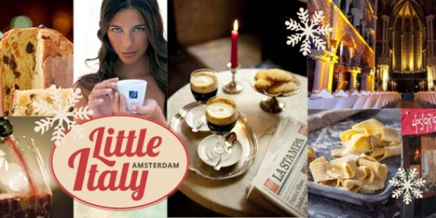 Kerstfair Little Italy in Amsterdam