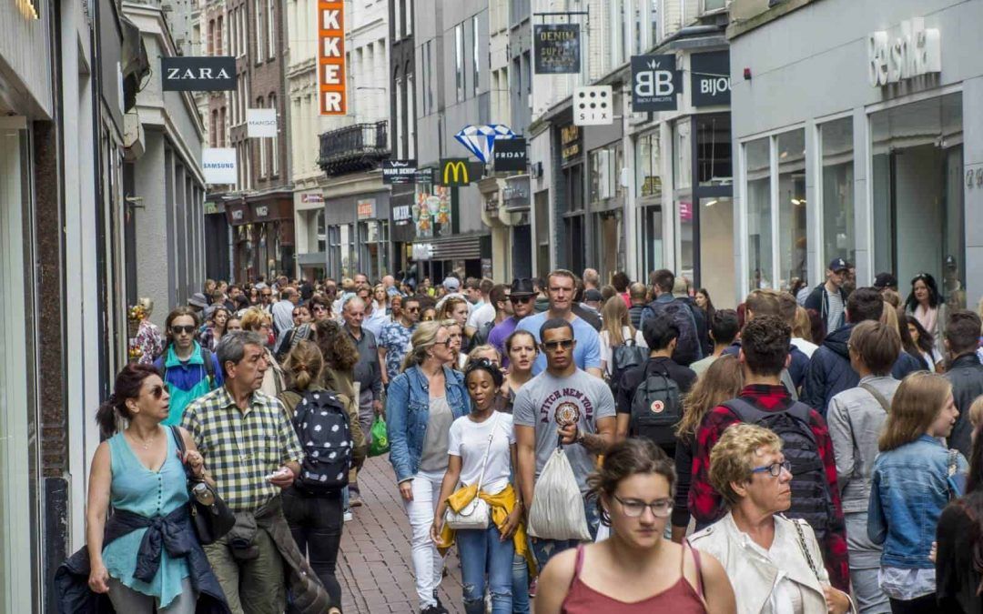 Amsterdam - Kalverstraat - winkels